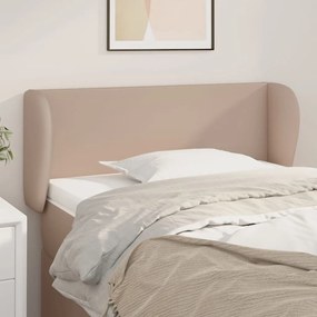 Testiera Ad Orecchio Cappuccino 103x23x78/88 Cm İn Similpelle /