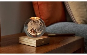 Decorazione luminosa marrone scuro con ricarica USB Amber – Gingko