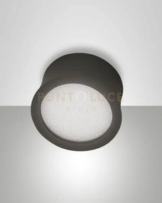 Ponza luce spot antracite a led 3000k 540lm 7w in alluminio ip20