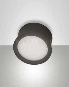 Ponza luce spot antracite a led 3000k 540lm 7w in alluminio ip20