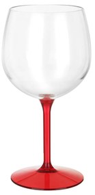 Calice vino in plastica 582 ml rosso Ballon