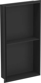 Mexen X-Wall-NR mensola da incasso senza flangia con ripiano 60 x 30 cm, nero - 1971603010S