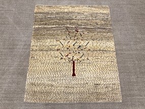 Gabbeh Tappeto persiano 100x120 Marrone (Iran) Annodato A Mano