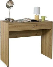 Scrivania Con Cassetto 100x40x81h Espresso Rovere Artisan