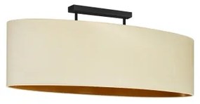 Duolla - Lampadario a plafone OVAL VEGAN 2xE27/15W/230V color crema
