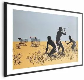 Poster - Bargain Hunters Cornice nera con margine 60x40