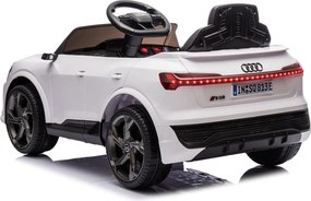Macchina Elettrica per Bambini 12V Licenza Ufficiale Audi SQ8 E-Tron con Telecomando e Sedile Pelle Bianco...