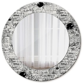 Specchio rotondo stampato Modello fi 50 cm