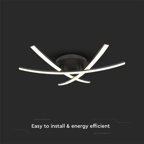 Plafoniera LED LED/20W/230V 3000K nero