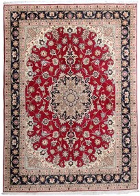 Tabriz Tappeto persiano 150x210 Rosso (Iran) Annodato A Mano