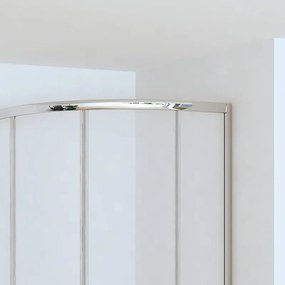 Kamalu - Box doccia 90x90cm semicircolare altezza ridotta 170 cm | CHIARA CURV-R