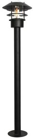 Lampione da giardino, HELSINGOR-BOL-BK H 100 cm, nero, IP44 ELSTEAD