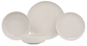 Set da tavola 16 pezzi beige/porcellana