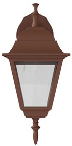 Applique Lanterna da Esterno IP54 E27 Corten - Serie ALFIERI 1B