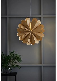 Decorazione luminosa a sospensione con motivo natalizio in oro ø 45 cm Maravilla - Markslöjd