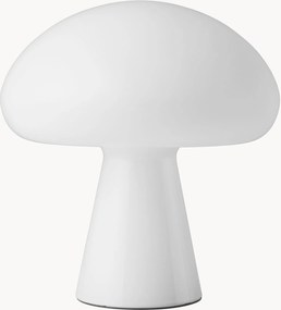Lampada da tavolo portatile a LED in vetro soffiato con luce regolabile Obello
