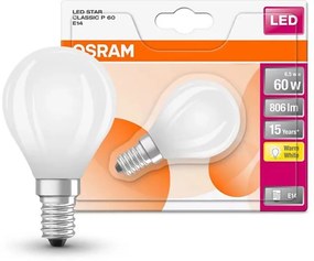 Lampadina LED STAR E14/6,5W/230V 2700K - Osram
