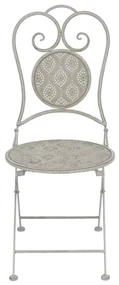 Set da bistrò 3 pz in acciaio grigio