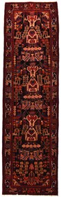 Hamedan Tappeto 120 x 400 Nero (Iran) Annodato A Mano