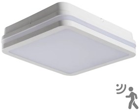 Kanlux 33346 - Plafoniera LED da esterno con sensore BENO LED/24W/230V 4000K bianca IP54