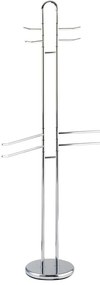 WENKO 15581100 - Porta asciugamani PALERMO 55,5 x 168 cm, cromo lucido