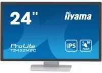 Iiyama prolite monitor pc 60,5 cm (23.8 ) 1920 x 1080 pixel full hd lcd touch screen multi utente bianco - T2452MSC-W1