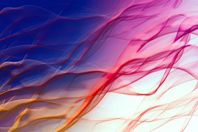 Carta da parati – Onde Astratte Piene di Colore