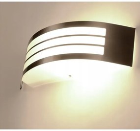 Applique da esterno 1xE27/14W/230V IP44 cromo opaco