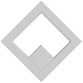 Applique LED da Esterno Quadrata 12W IP65 CCT con LED OSRAM - Bianca