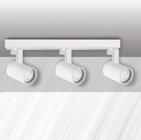 Faretto LYNX 3xGU10/10W/230V bianco