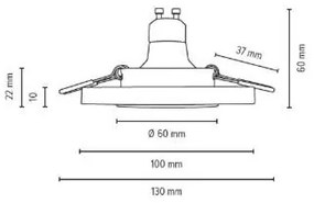 Spot-Light 2515339 Set 3x LED incasso VITAR 1xGU10/5W/230V sabbia