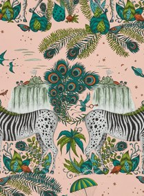 Clarke & Clarke Carta da parati Lost World - Pink