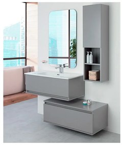 mobile bagno sospeso PASTELLO L.90cm completo di specchio