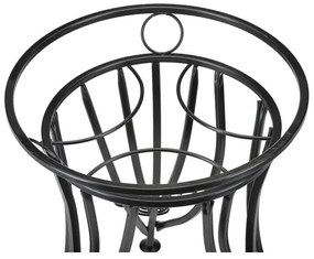 Portafiori 47x43 cm nero