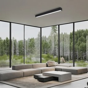 Immax NEO 07256L - Luce LED dimmerabile LUNGO 38W/230V Wi-Fi Tuya nero + +TC