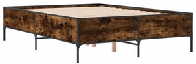 Giroletto rovere fumo 120x190 cm in legno multistrato metallo