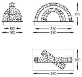 Zuma Line MX3274-2-3BCT-LED Lampada da parete TULA LED 18W 230V 2700-6000K nera