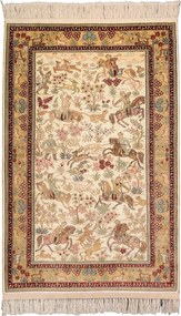 Hereke Tappeto 80x130 Beige (Cina) Annodato A Mano
