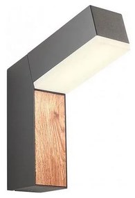 Redo 90510 - Applique a LED da esterno WOODY LED/10W/230V IP54 antracite