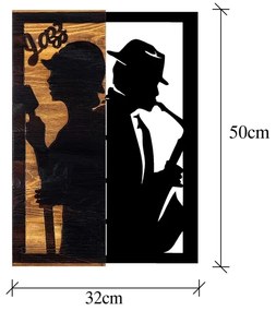 Decorazione da muro 32x50 cm jazz