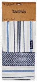 Asciugamani in cotone in set da 3 45x65 cm Stockholm - Cooksmart ®