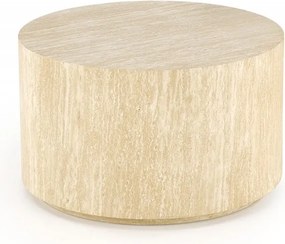 Tavolino da caffè rotondo Travertino - ø60/h36 cm