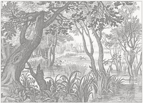 Carta da parati in tessuto non tessuto Engraved Landscapes