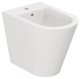 Bidet a Terra Azzurra Ceramica "Forma" Bianco Lucido
