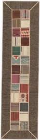 Kilim Tappeto 300x80 (Iran) Tessuto A Mano