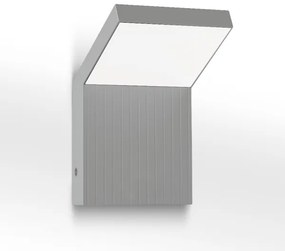 Brilagi - RIANO Lampada da parete per esterni a LED LED/8W/230V Argento IP65