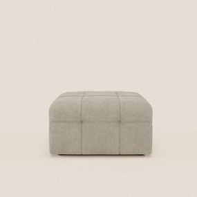 Mosaic pouf e modulo in bouclé - 96x77 cm design capitonné in tessuto smacchiabile T21