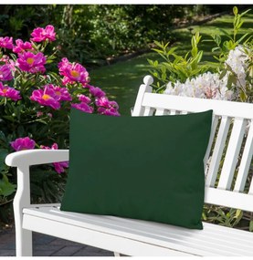 Cuscino da giardino impermeabile 50x70 cm verde bottiglia