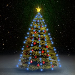 Rete di Luce per Albero di Natale 150 LED Blu 150 cm