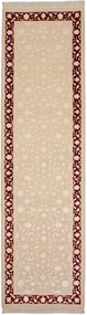Tabriz Tappeto 90x310 Beige (Indian) Annodato A Mano